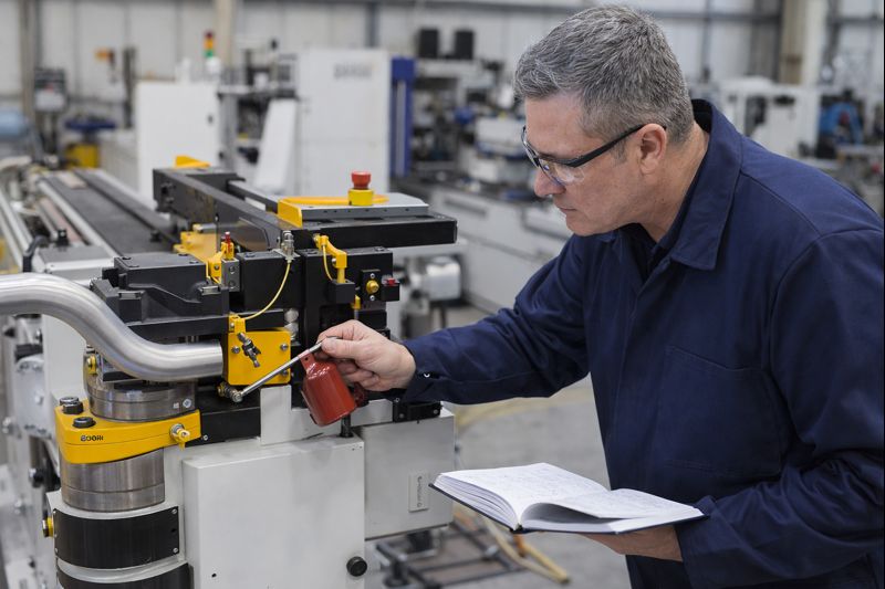 إعداد صيانة آلة ثني الأنابيب