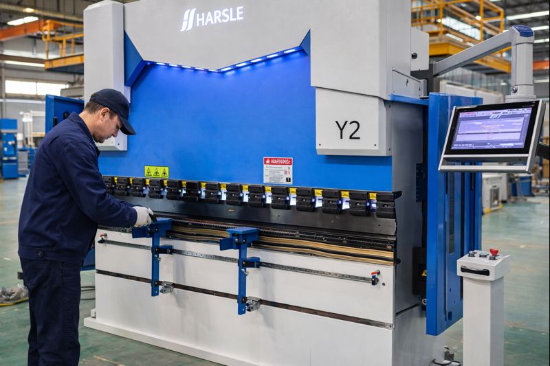 Ежедневное техническое обслуживание листогибочного пресса