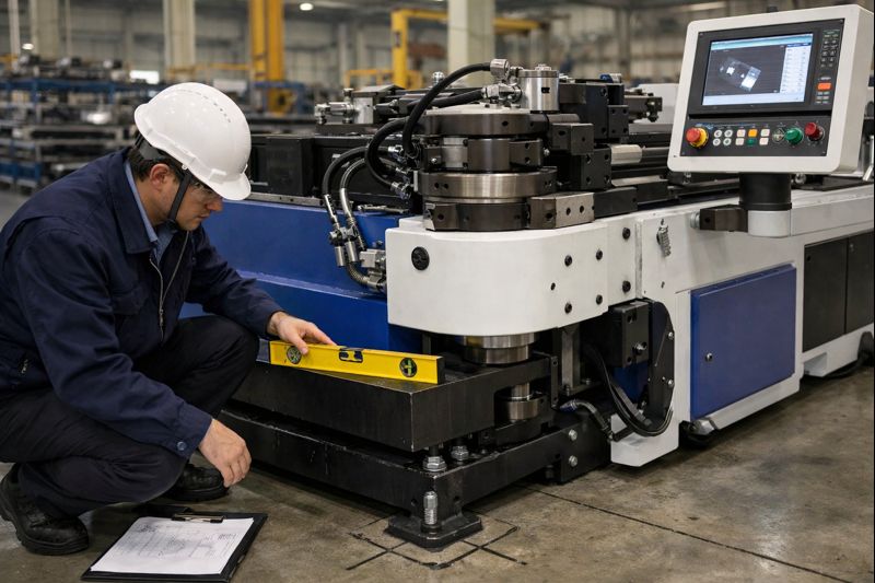 Wie funktioniert die Abnahme der Rohrbiegemaschineninstallation?