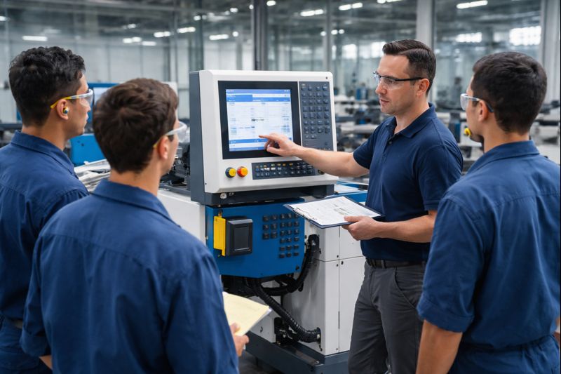 Capacitación para operadores de dobladoras de tubos