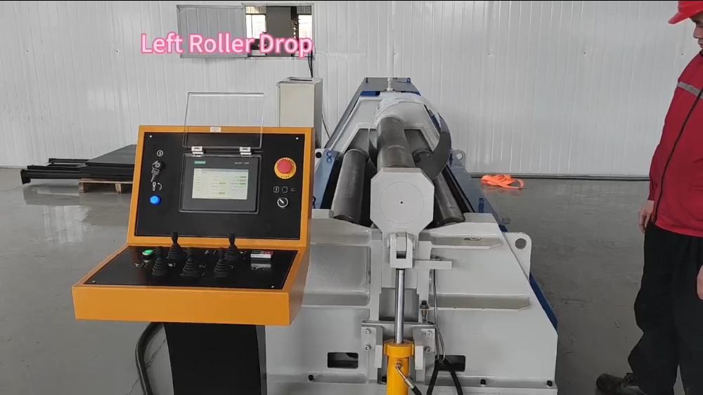 CNC 4 Roll Plate Rolling Machine Operation: Parameter Setting and Automatic Rolling Guide