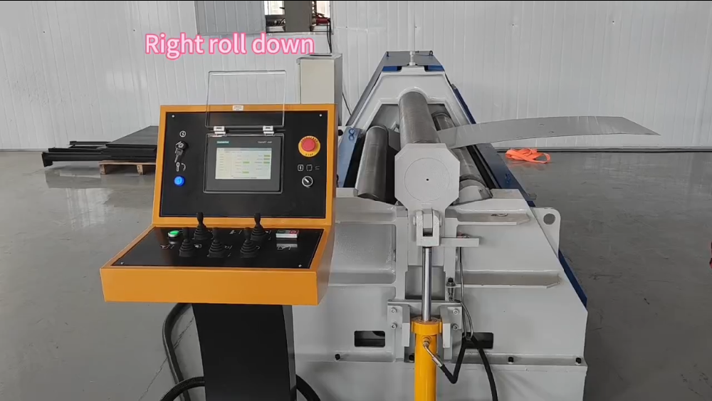 CNC 4 Roll Plate Rolling Machine Operation: Parameter Setting and Automatic Rolling Guide