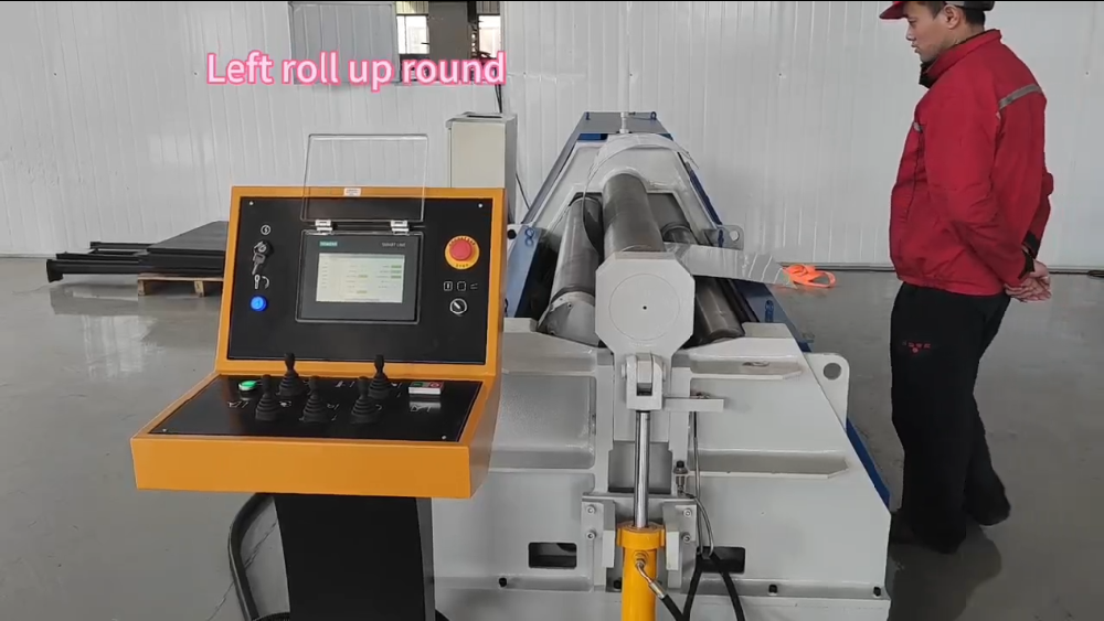 CNC 4 Roll Plate Rolling Machine Operation: Parameter Setting and Automatic Rolling Guide