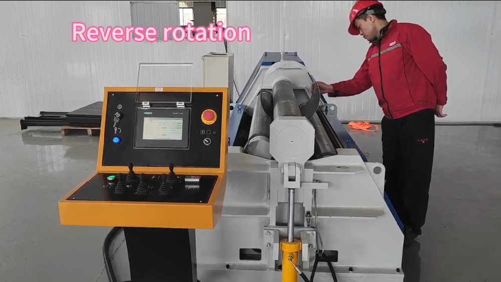 CNC 4 Roll Plate Rolling Machine Operation: Parameter Setting and Automatic Rolling Guide