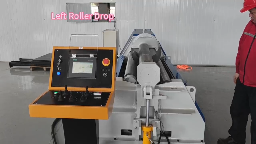 CNC 4 Roll Plate Rolling Machine Operation: Parameter Setting and Automatic Rolling Guide