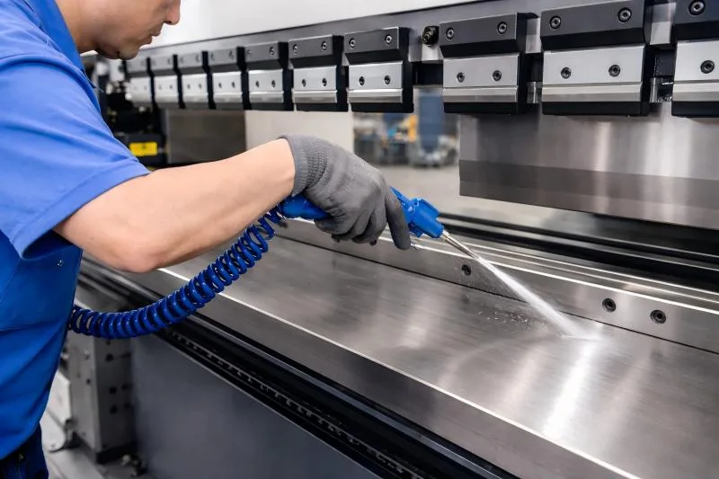 What Is the Proper Way to Do Press Brake Worktable Cleaning?