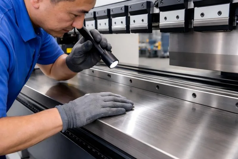 What Is the Proper Way to Do Press Brake Worktable Cleaning?