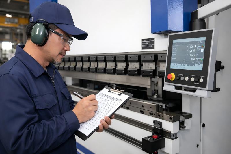 Press Brake Maintenance Records