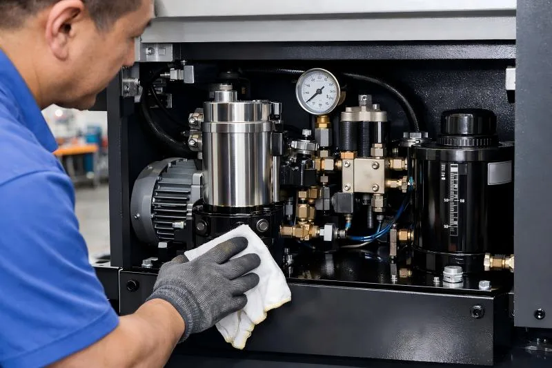 Press Brake Hydraulic Pump Noise