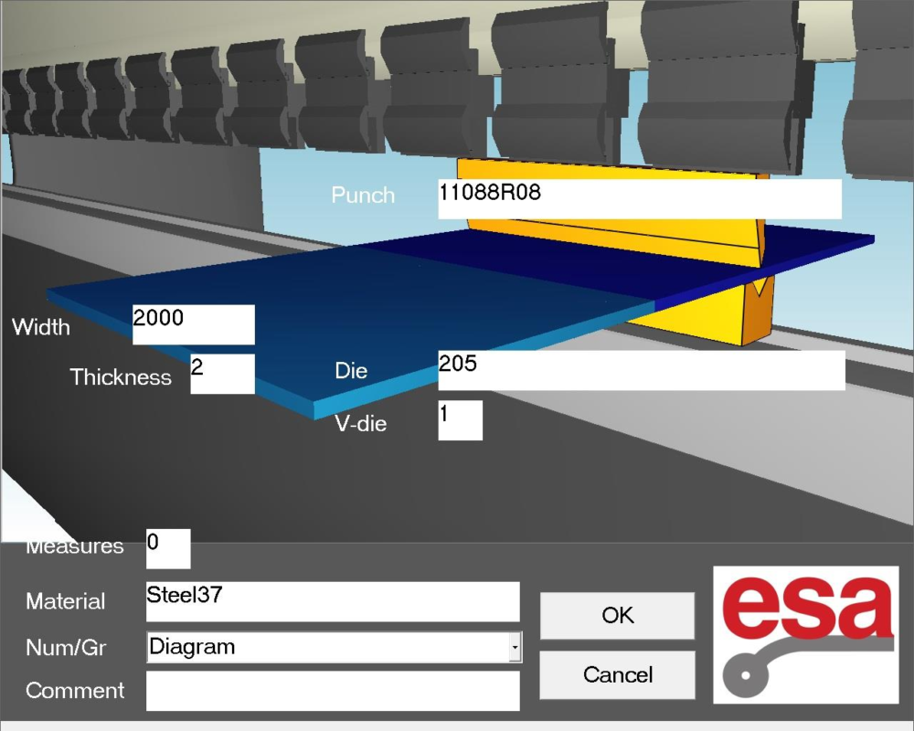 Programma grafico ESA S875