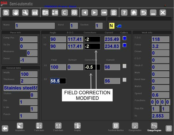 Corrections semi-automatiques ESA S875