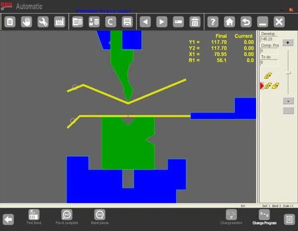 Ejecución automática de programas ESA S875
