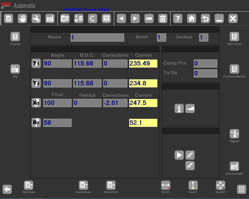 كيفية تنفيذ برنامج ESA S875 التلقائي؟