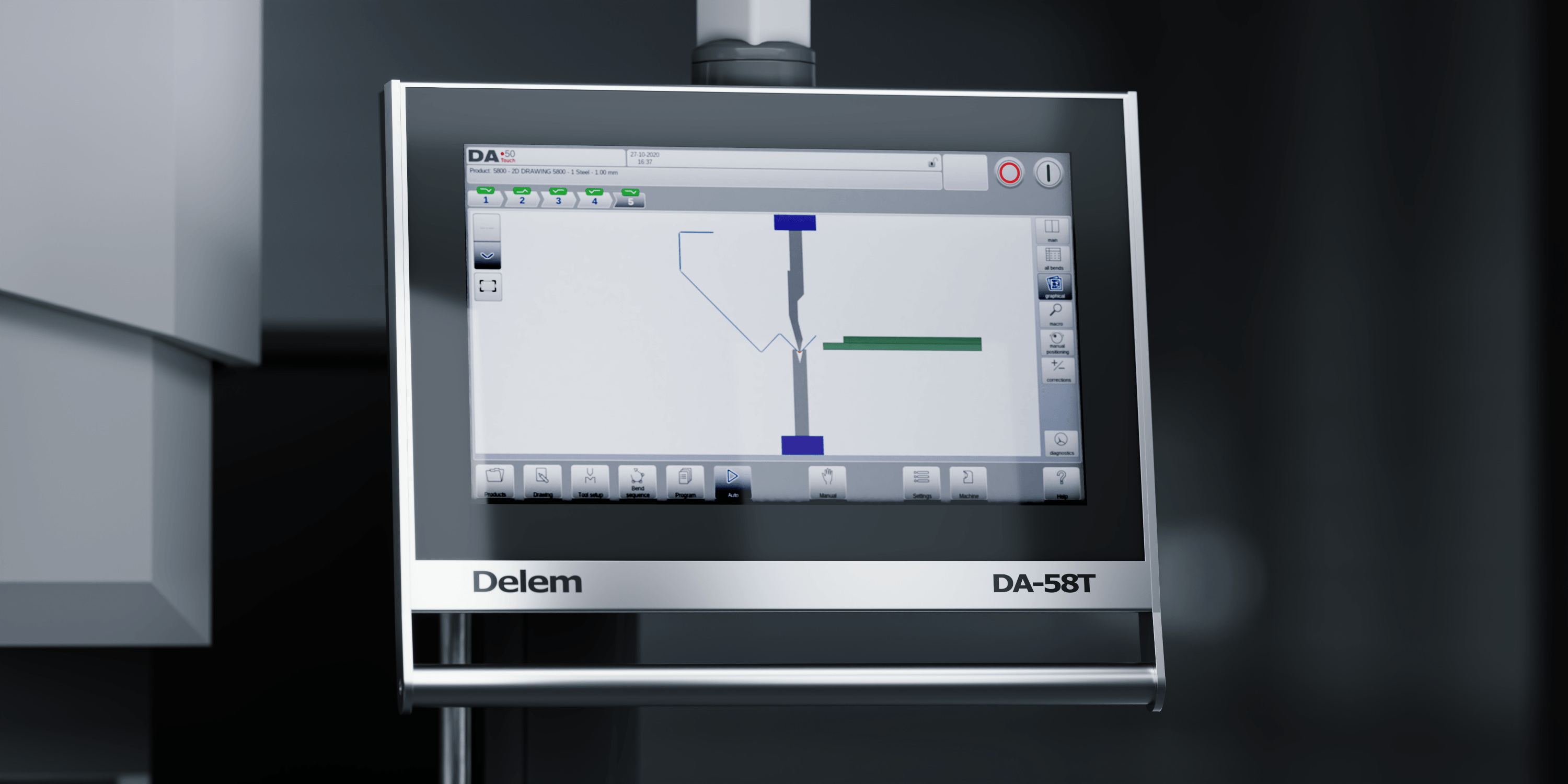 DELEM 58Tx screen