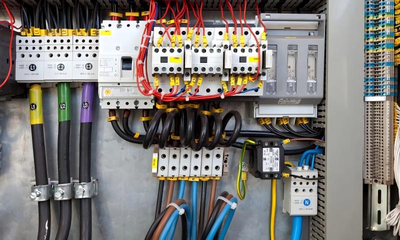 Panne électrique de la presse plieuse