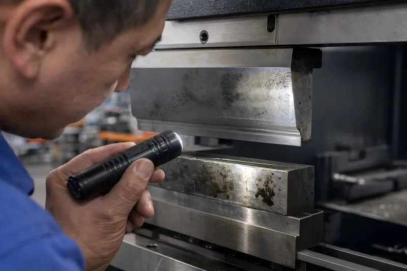 Press Brake Workpiece Slippage