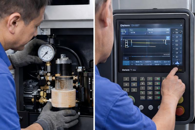 Comment réparer un vérin de presse plieuse lent ?