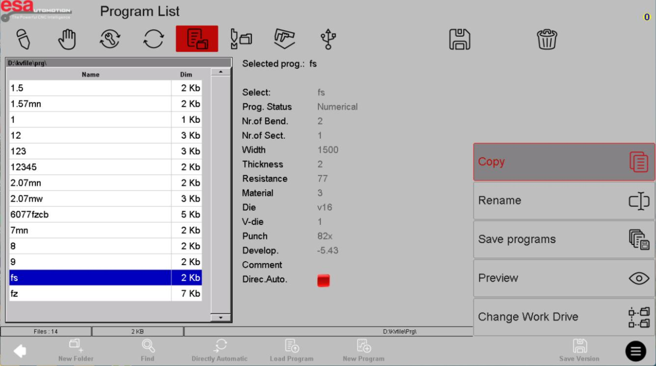 Come gestire facilmente il backup del programma ESA S840?