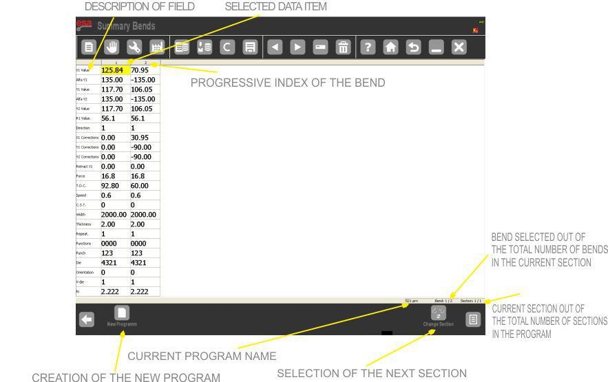 ESA S875 Bend Summary Mask