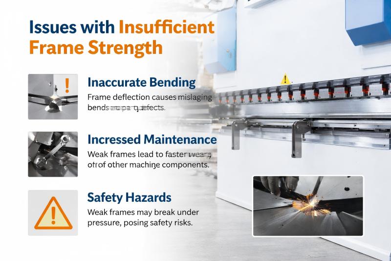 Как прочность рамы влияет на безопасность листогибочного пресса?