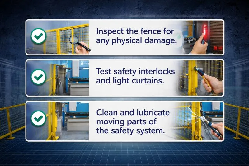 Safety Fencing for Press Brake Operation