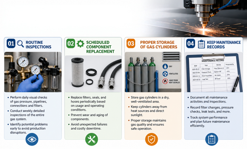 Laser Cutting Gas System