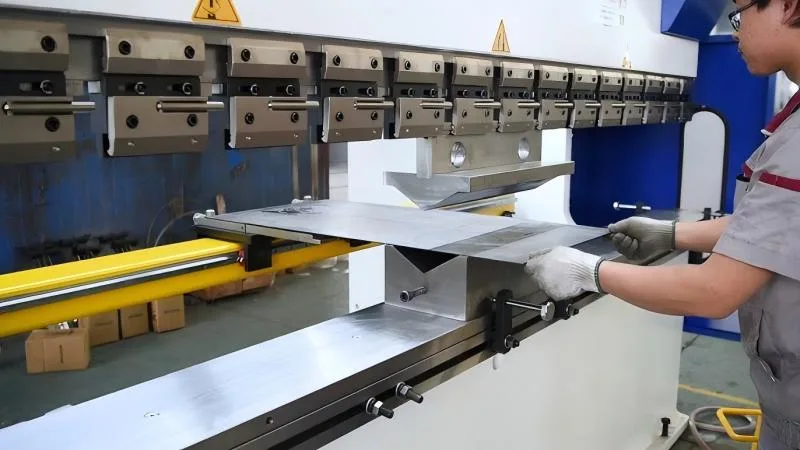 Securing Workpieces for press brake