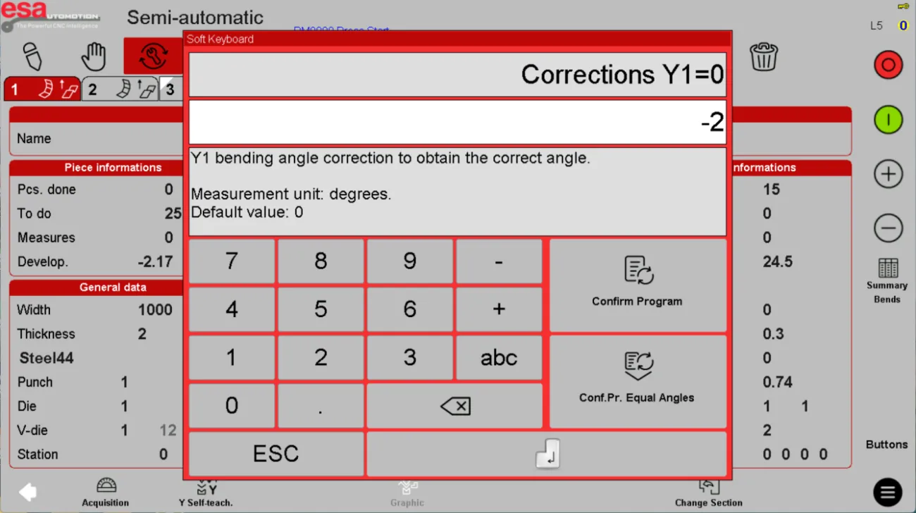 How to Safely Run ESA S840 Semi-Automatic Mode?
