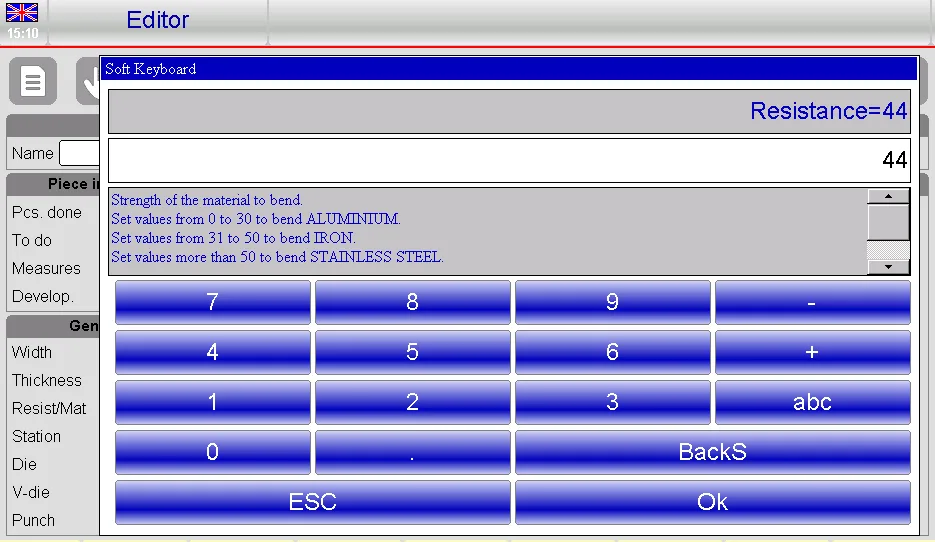 How to Enter ESA S650 Numeric Program?