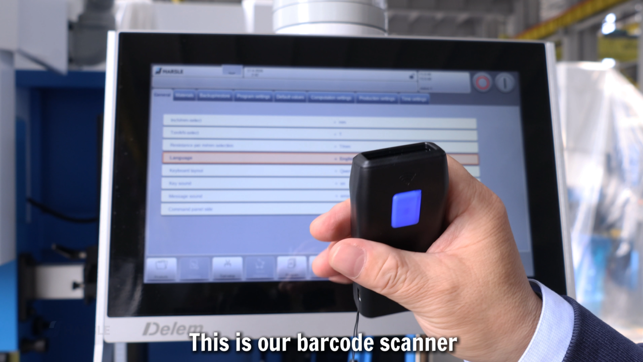 How to Use a Press Brake Barcode Scanner for Automatic Program Loading