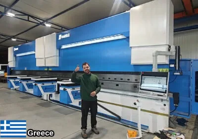 Una soluzione di piegatura ad alta efficienza migliora la produzione in Grecia.