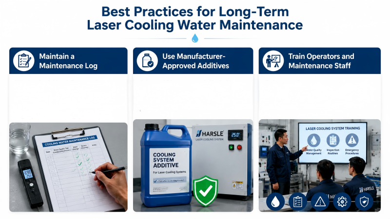 Laser Cooling Water Quality
