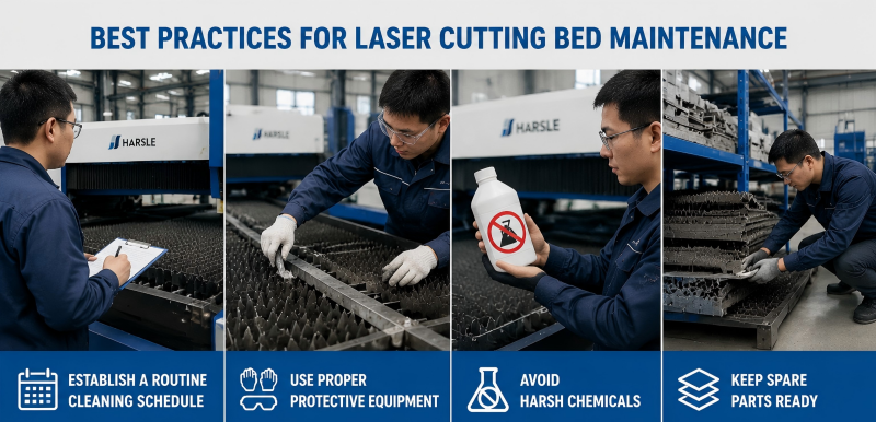 How to Perform Laser Cutting Bed Cleaning Effectively?