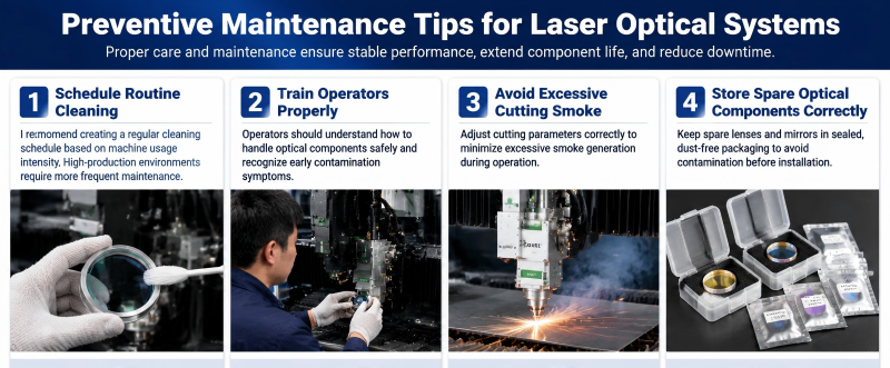 How to Prevent Optical Path Contamination in Laser Cutter?