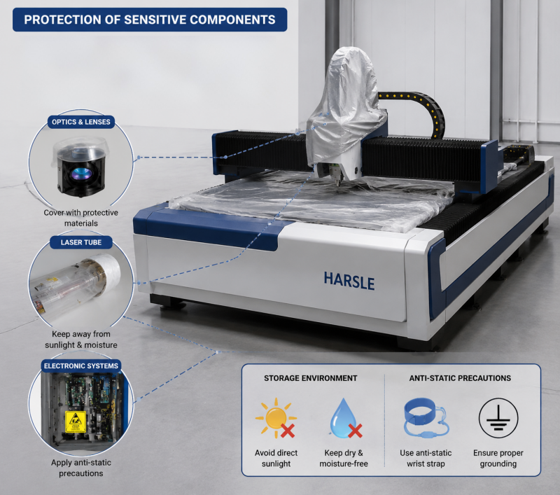 Laser Cutting Machine Storage