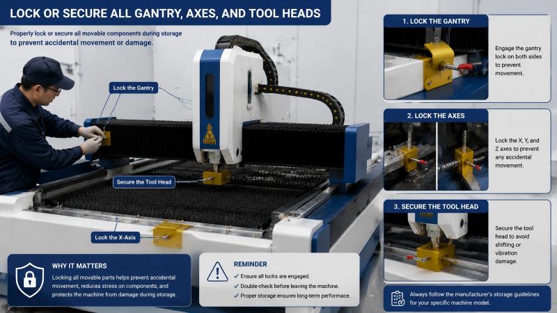 Laser Cutting Machine Storage