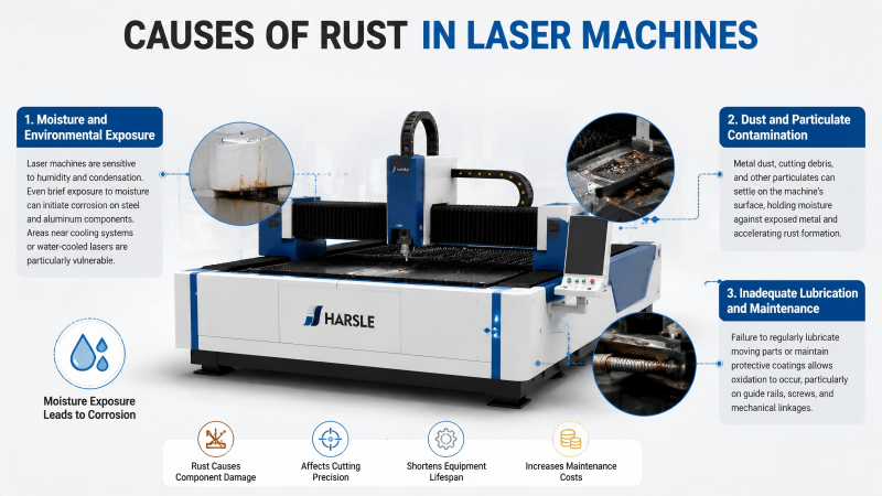 Rust in Laser Machine