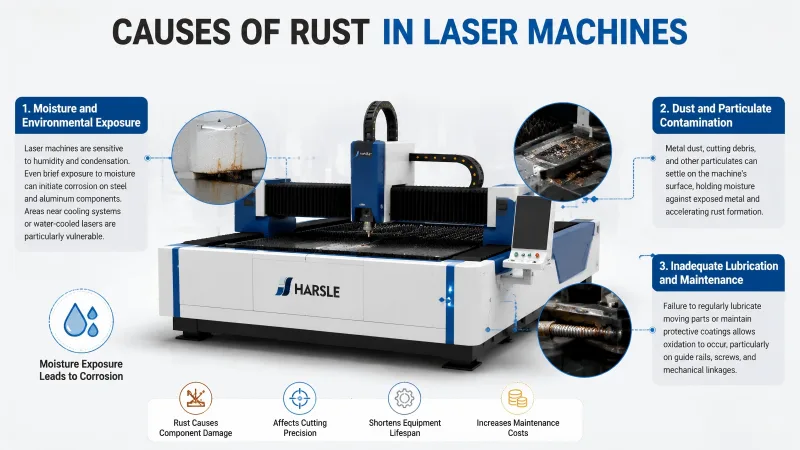 Rust in Laser Machine