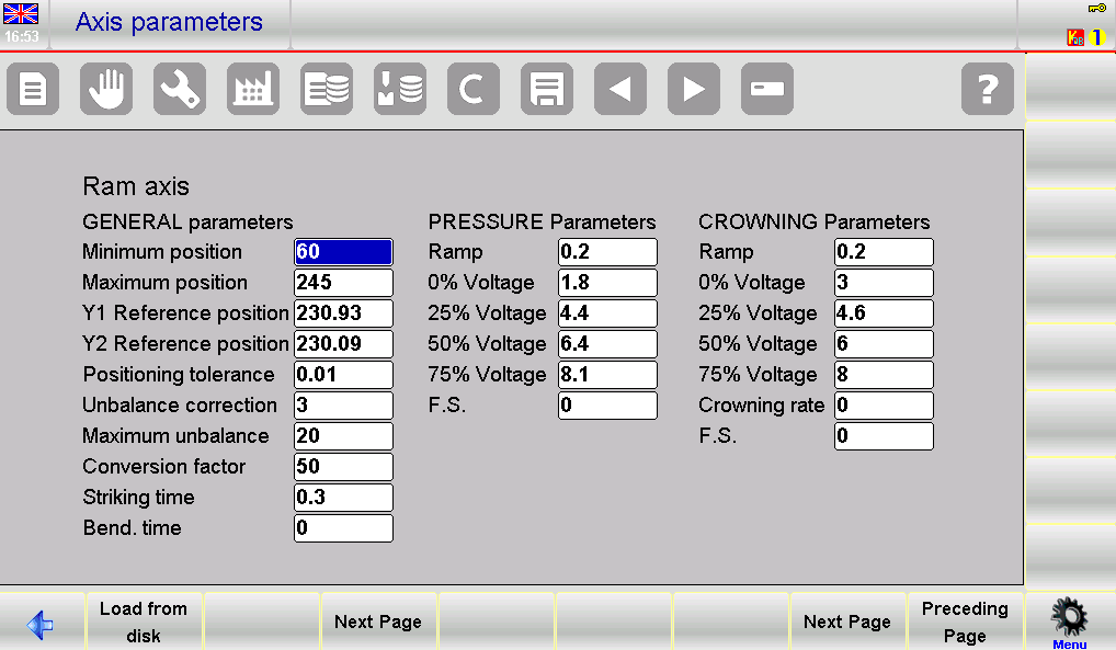 How to Use ESA S650 User Parameters Page？