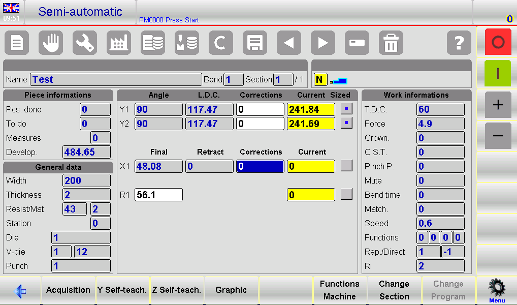 ESA S650 Semiautomatic Mode Corrections