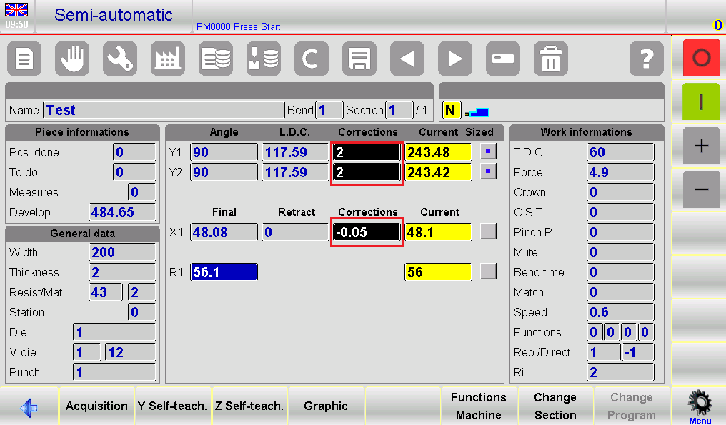 How to Master ESA S650 Semiautomatic Mode Corrections?