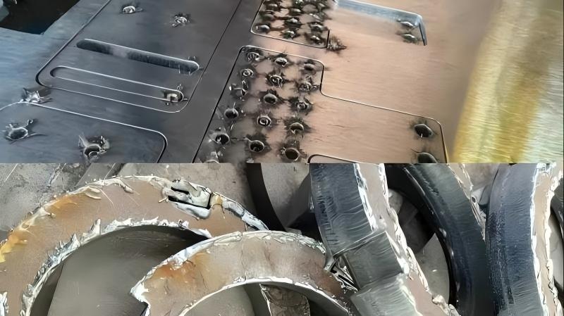 Carbon Steel Laser Cutting Dross