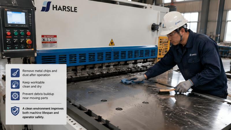 How to Follow a Shearing Machine Daily Maintenance Checklist Properly?