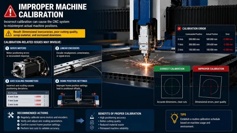 What Causes Laser Cutting Dimension Error in CNC Machines