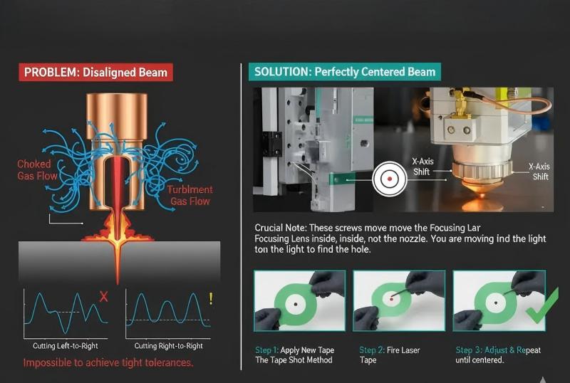 Laser Beam Misalignment