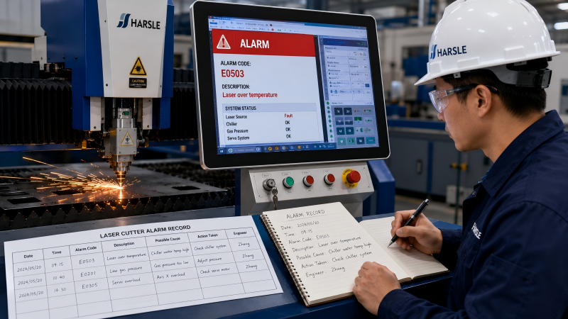 Laser Cutter Alarm Codes