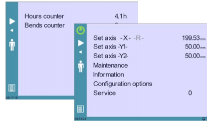CybTouch 8 Service Menu