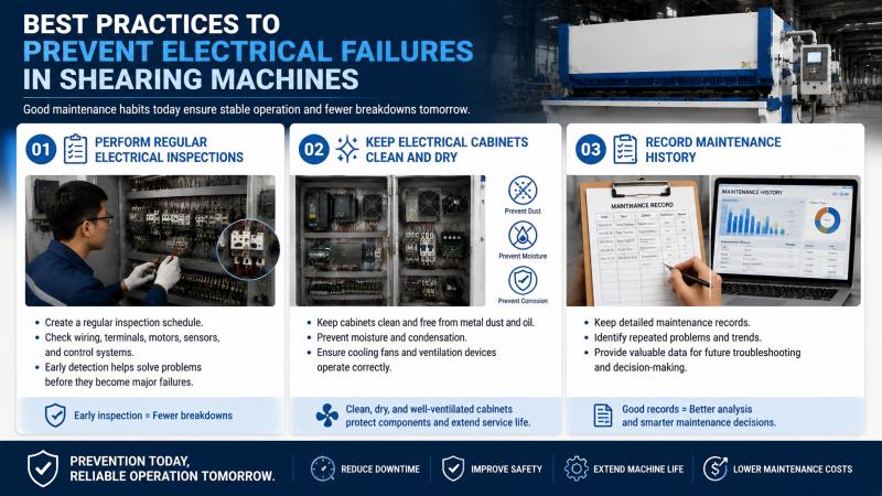 How to Diagnose Shearing Machine Electrical Failures?