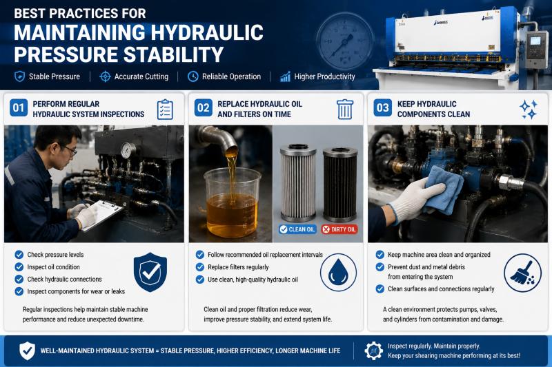 How to Check Shearing Machine Hydraulic Pressure Stability?