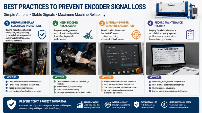Shearing Machine Encoder Signal Loss